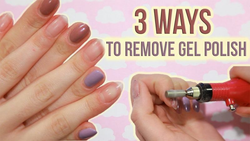 How To Remove  Gel Nail Polish (With And Without Acetone) DIY WAYS?