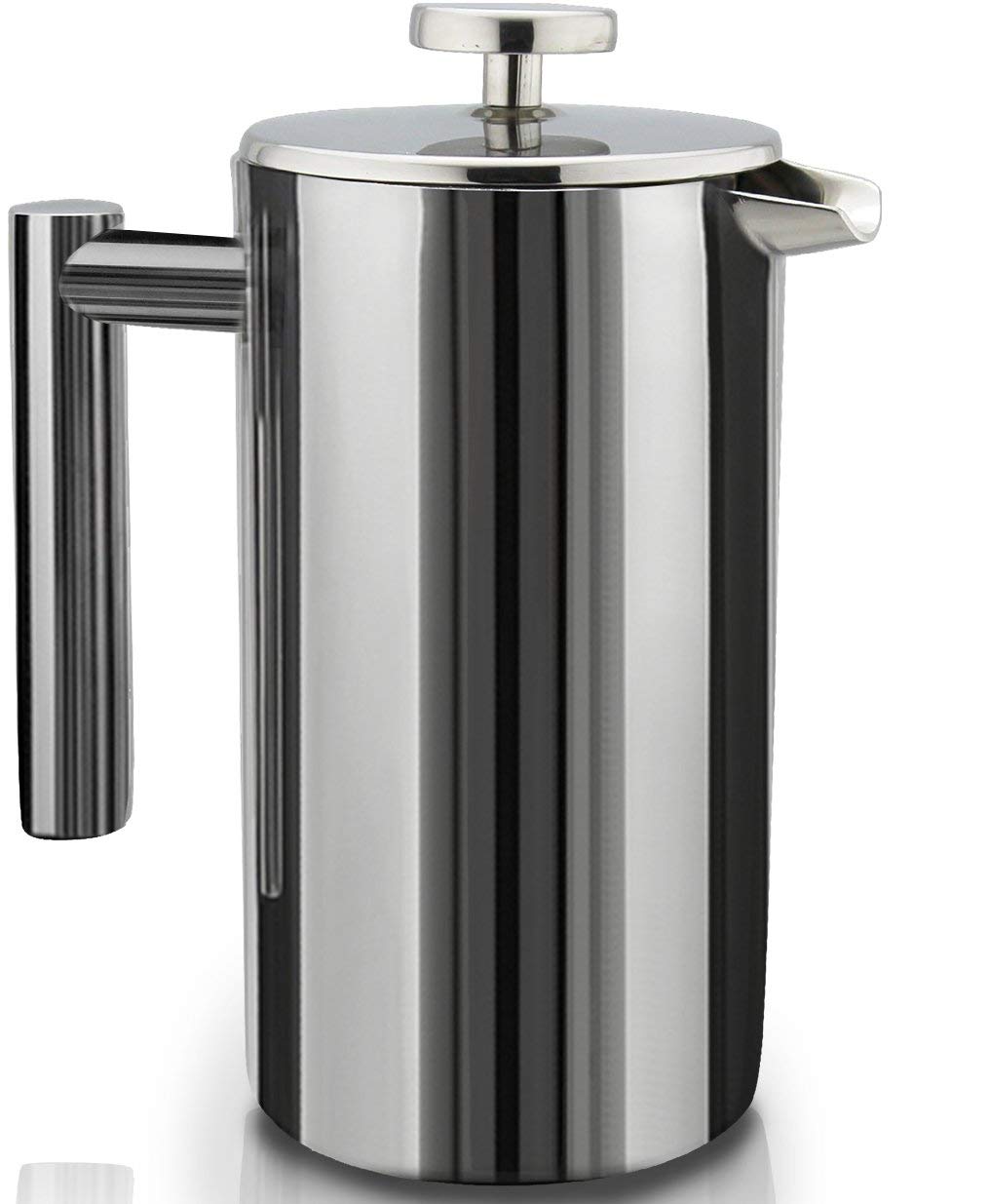 French Press Double-Wall Stainless Steel Mirror Finish Coffee