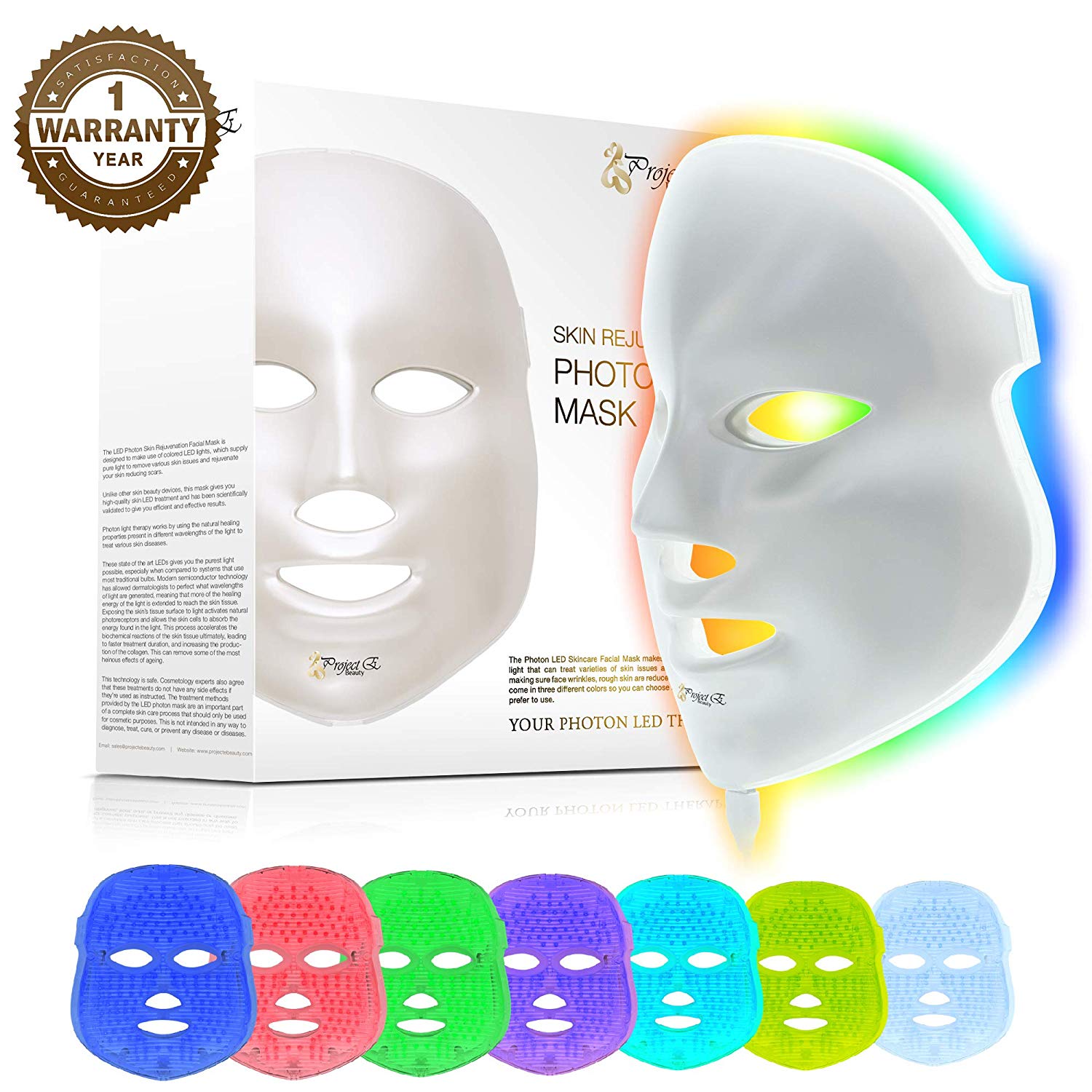 Project E Beauty 7 Color LED Mask Reviews