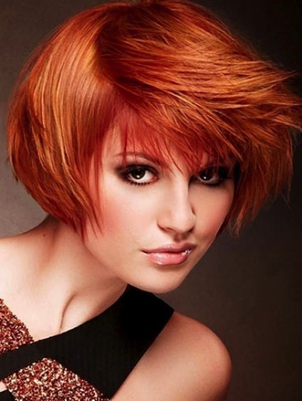 Copper Short Hair Color